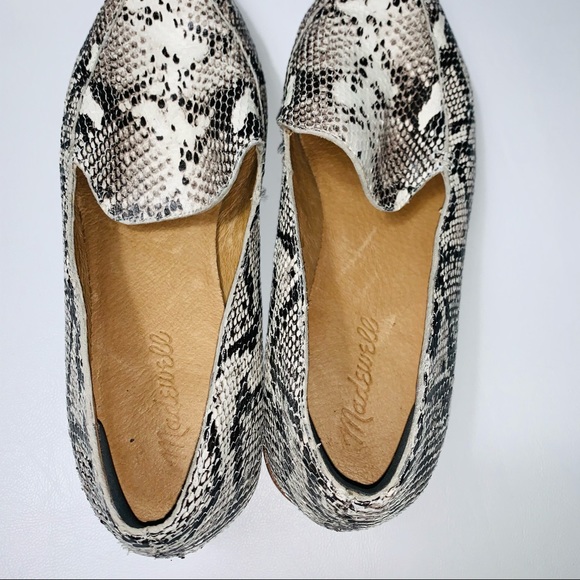 Madewell The Frances Loafer in Stamped Snake - Picture 6 of 7